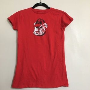 4/$25 Georgia Bulldogs Fitted Tee T-shirt Pro Edge